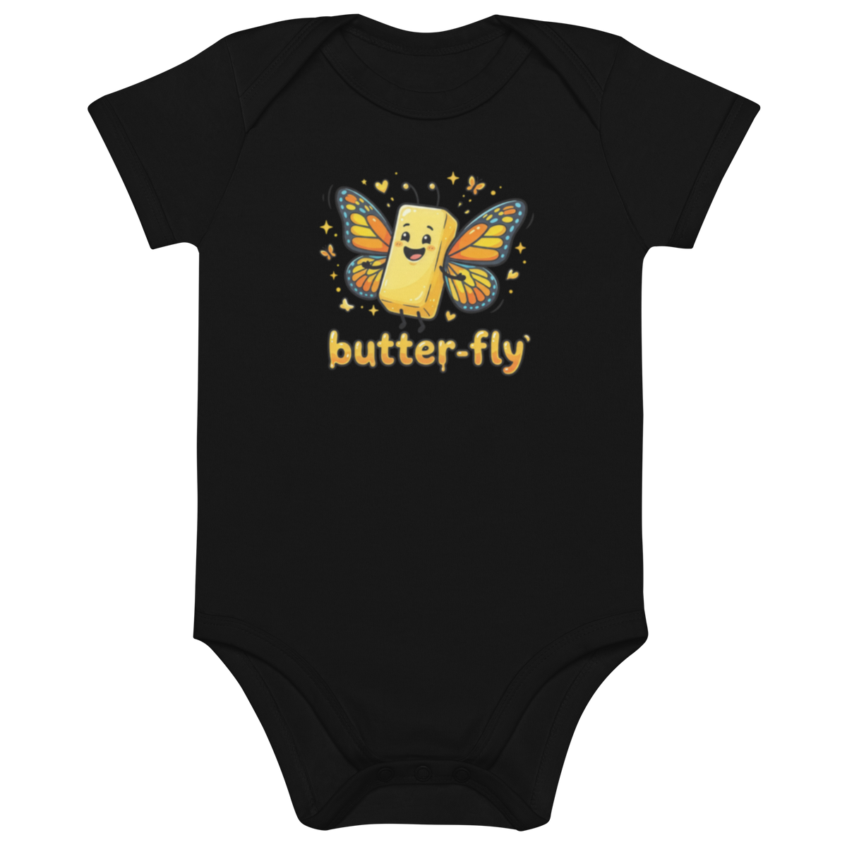 Little Butter-Fly 100% Organic baby onesie