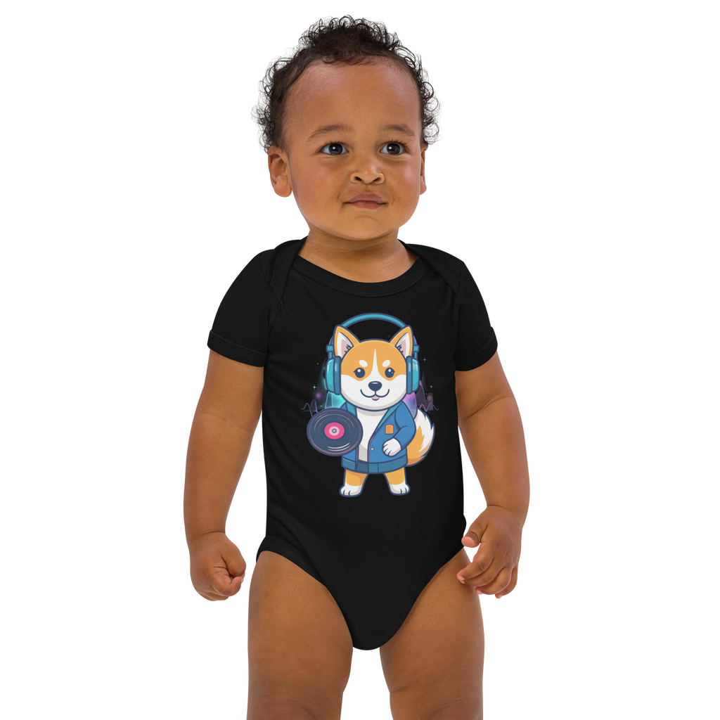 Little DJ ken 100% Organic baby onesie