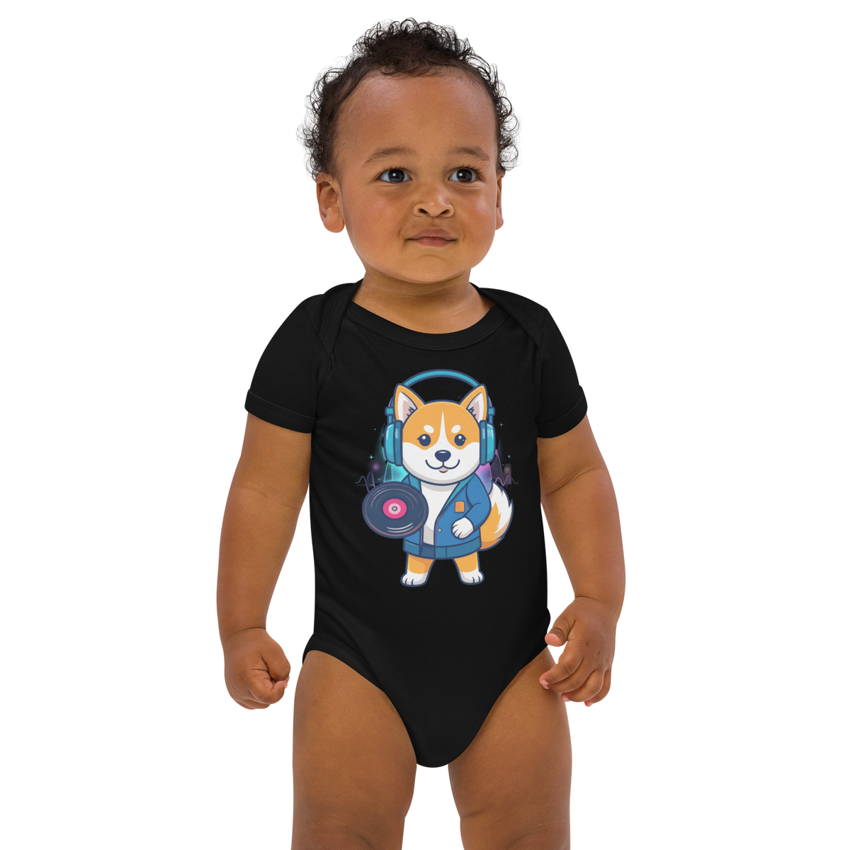 Little DJ ken 100% Organic baby onesie