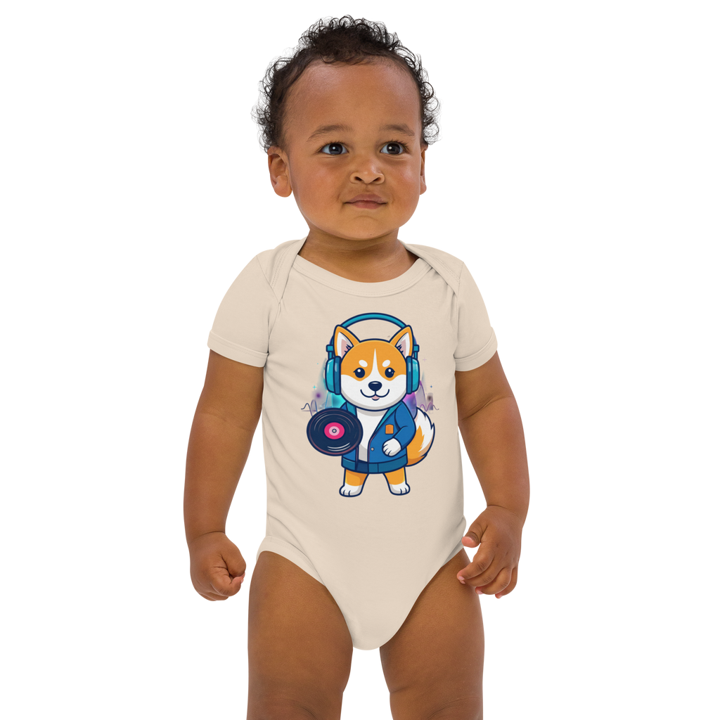 Little DJ ken 100% Organic baby onesie