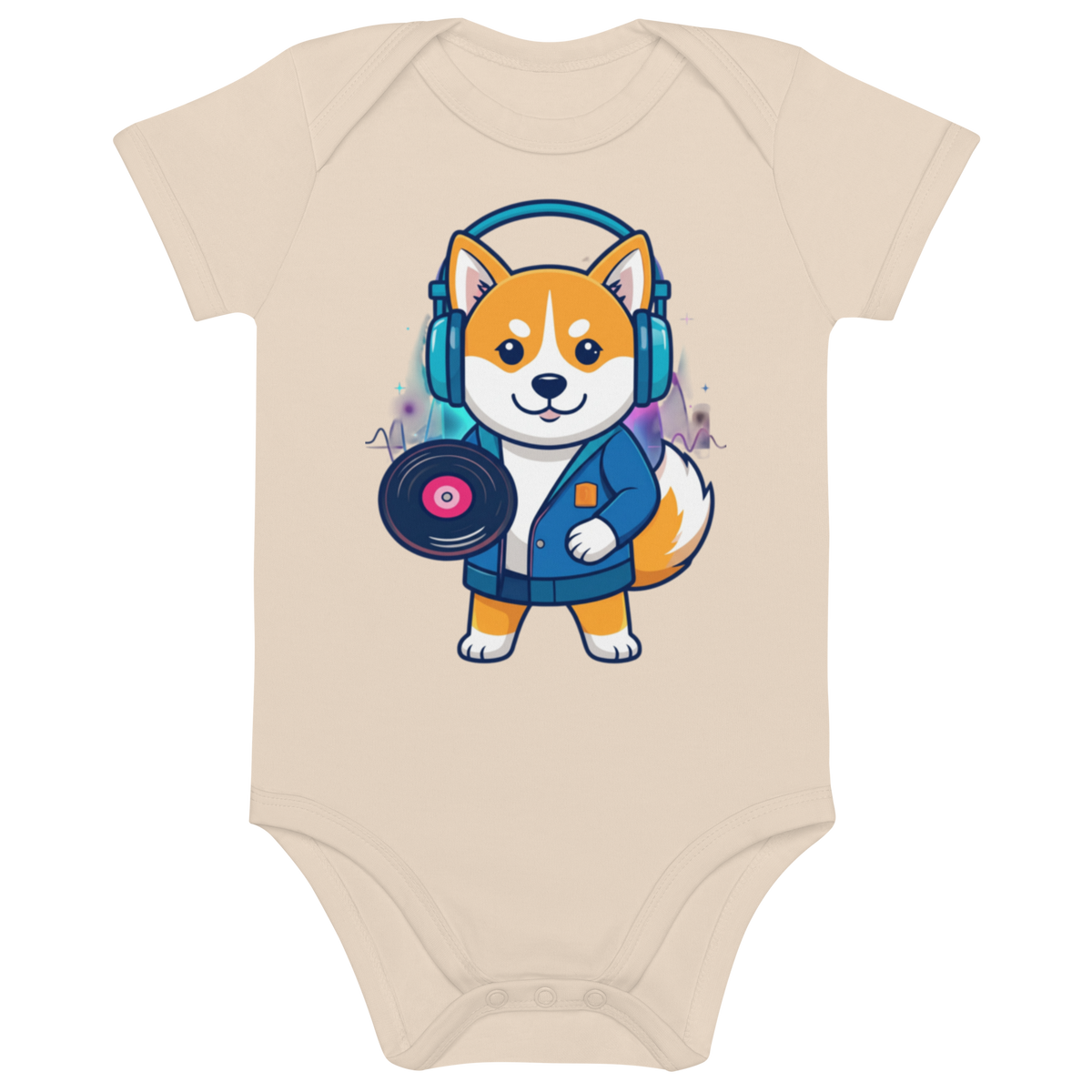 Little DJ ken 100% Organic baby onesie