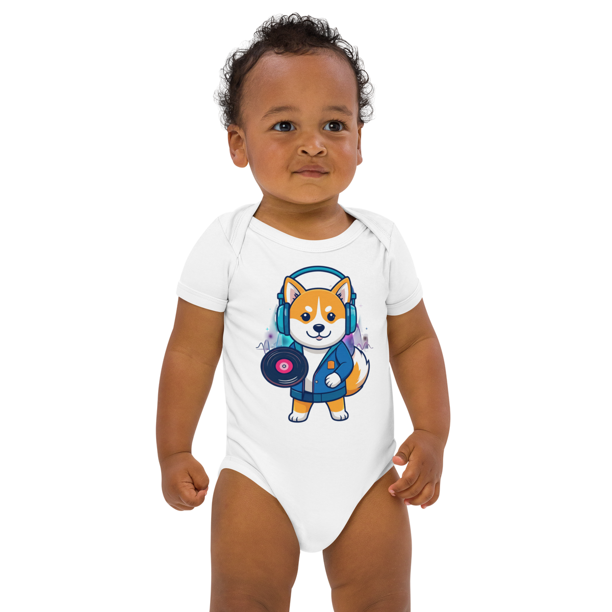 Little DJ ken 100% Organic baby onesie